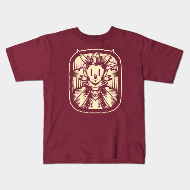 Young Owl Kids T-Shirt by Alundrart